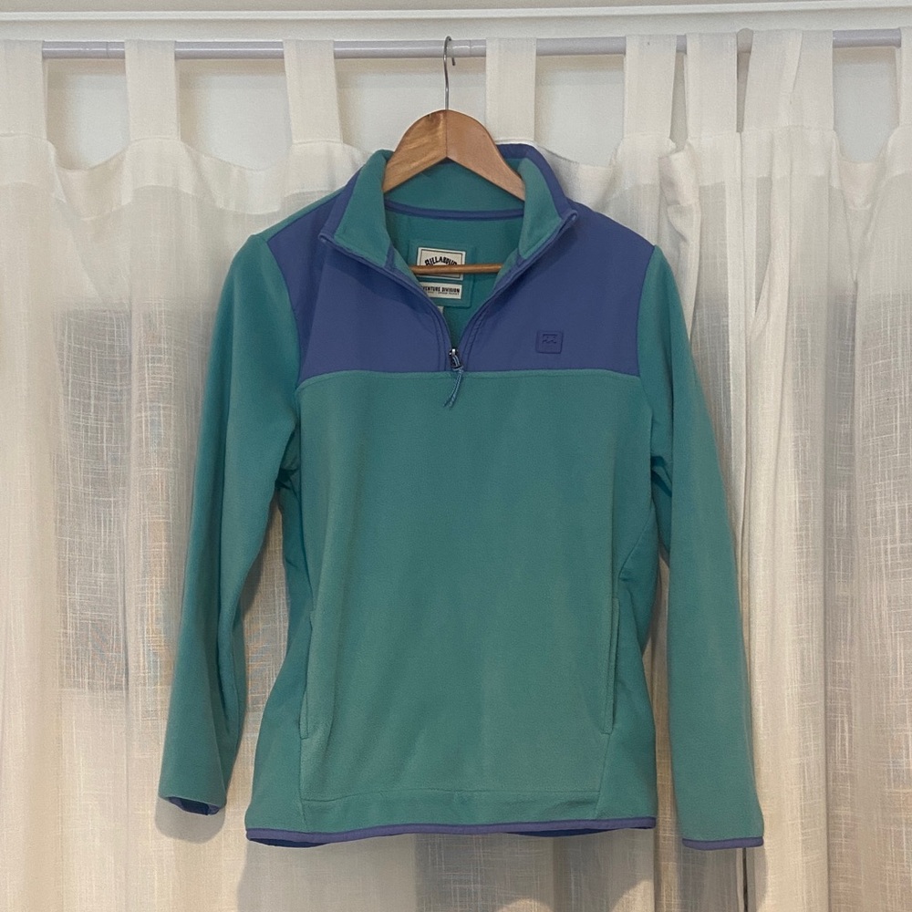 Billabong Teal and Purple Pullover